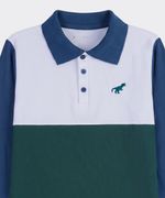 Playera Polo Manga Larga  de  Niño Infantil