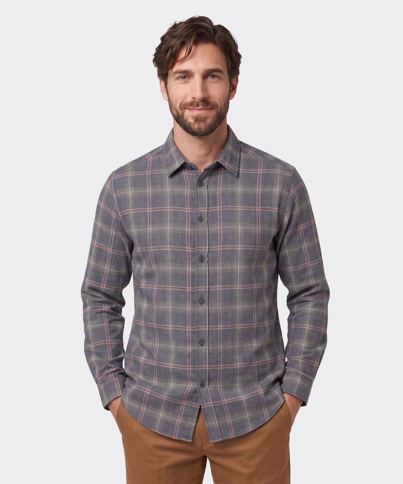 Camisa Manga Larga  de  Caballero