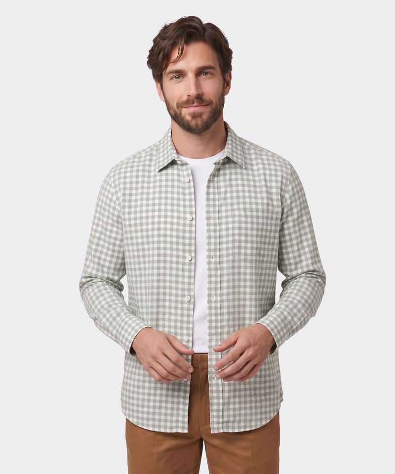 Camisa Manga Larga  de  Caballero