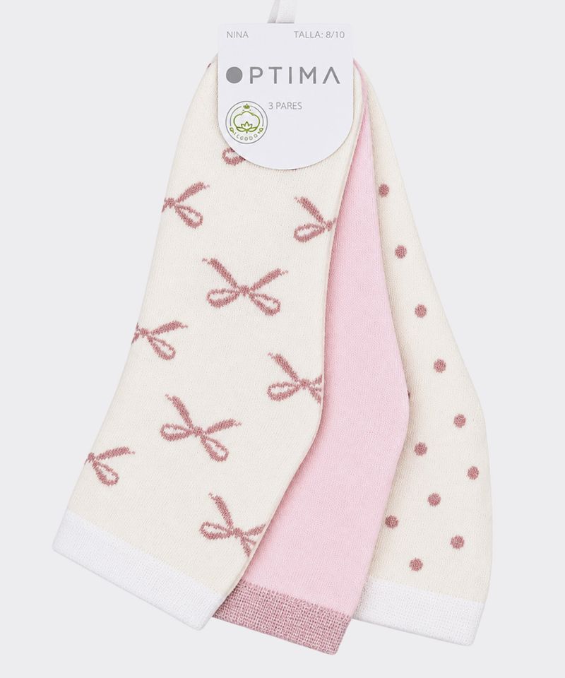 Calceta Pack  de  Niña Infantil