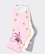 Calceta Pack  de  Niña Infantil