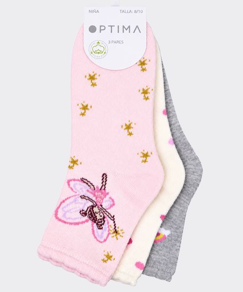 Calceta Pack  de  Niña Infantil