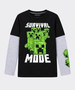 Playera de Licencia Minecraft de  Niño Infantil