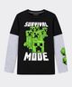 Playera de Licencia Minecraft de  Niño Infantil