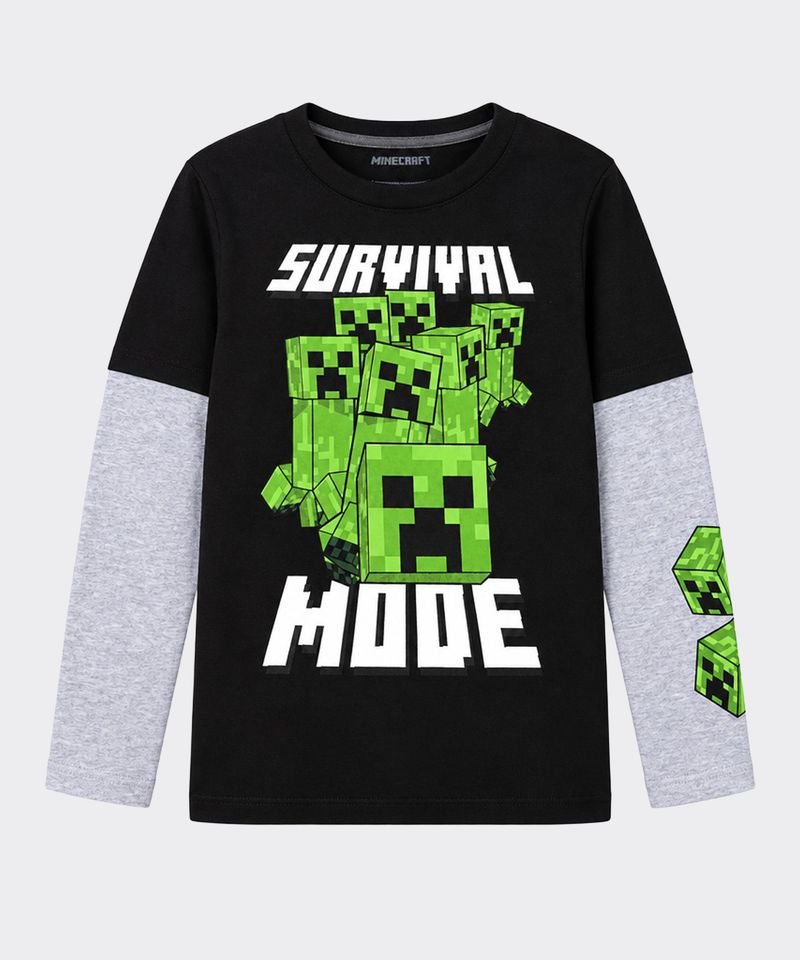 Playera de Licencia Minecraft de  Niño Infantil