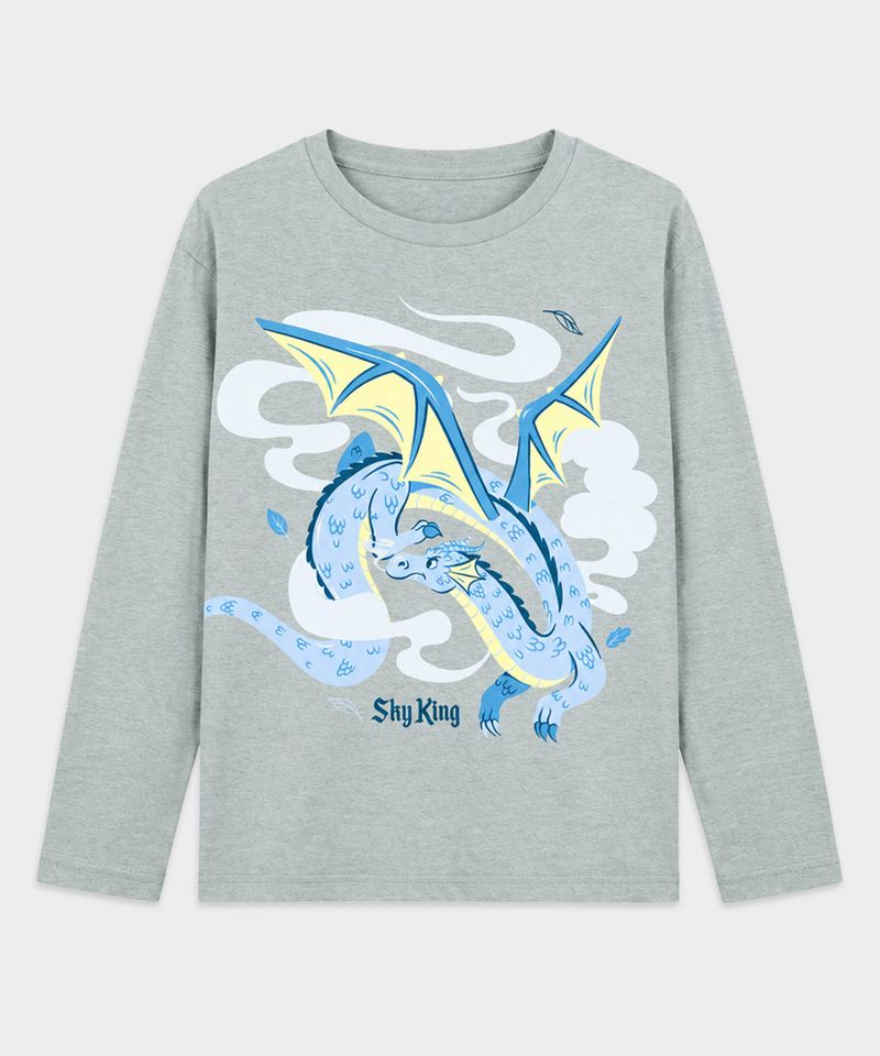 Playera Manga Larga de Niño Infantil