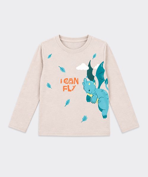 Playera Manga Larga  de  Bebo Años