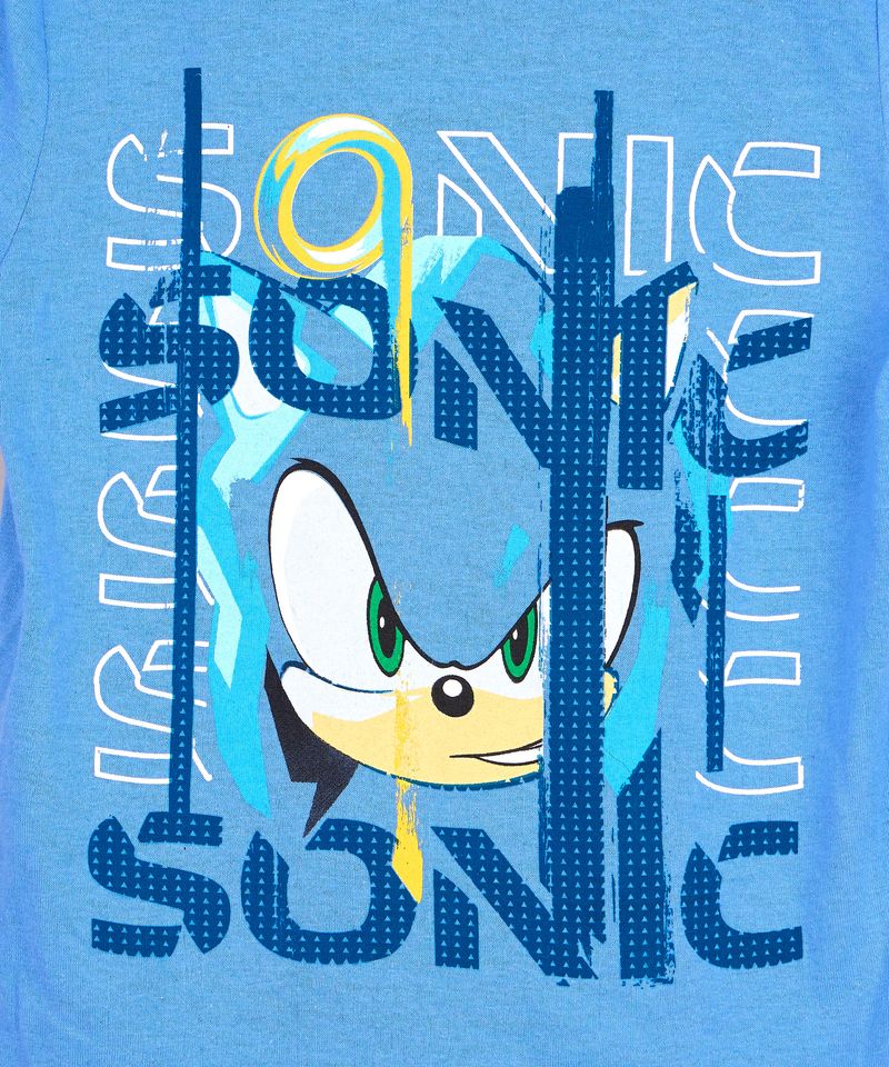 Playera de Licencia Sonic de Niño Infantil