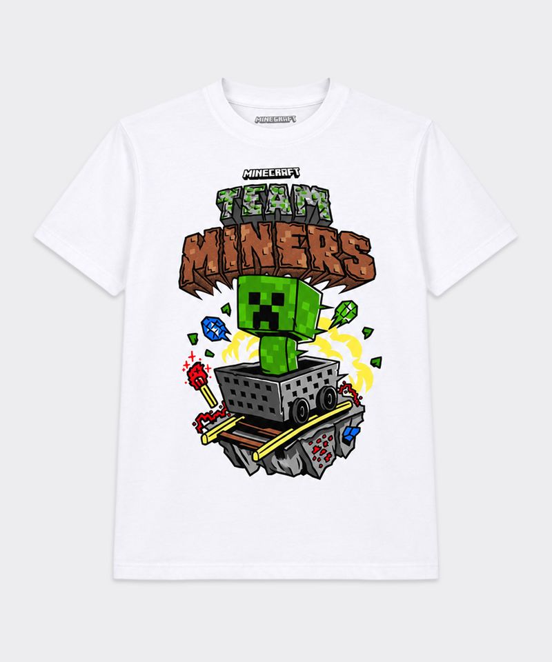 Playera de Licencia Minecraft de Niño Infantil