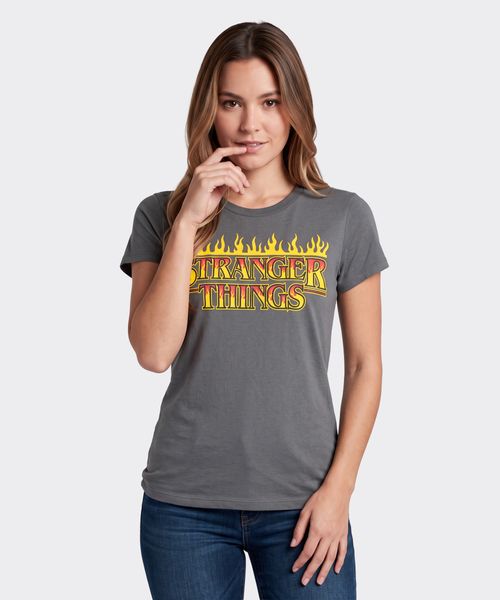 Playera de Licencia Stranger Things de  Dama