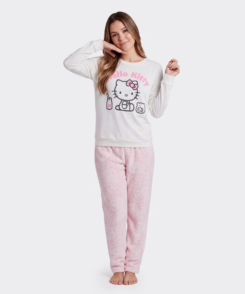 Set Pijama Polar Hello Kitty de  Dama