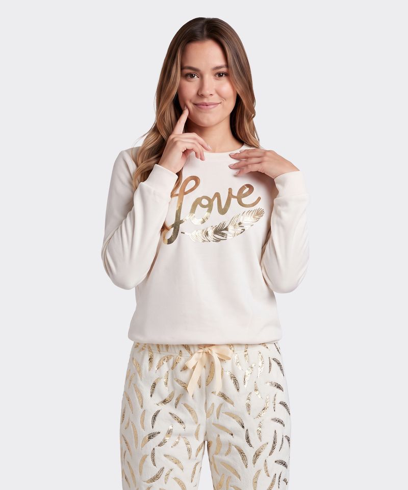 Set Pijama Polar  de  Dama