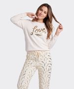 Set Pijama Polar  de  Dama