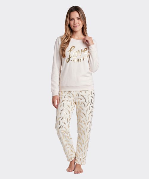 Set Pijama Polar  de  Dama