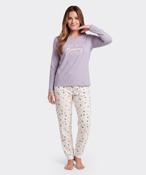 Set Pijama Polar  de  Dama