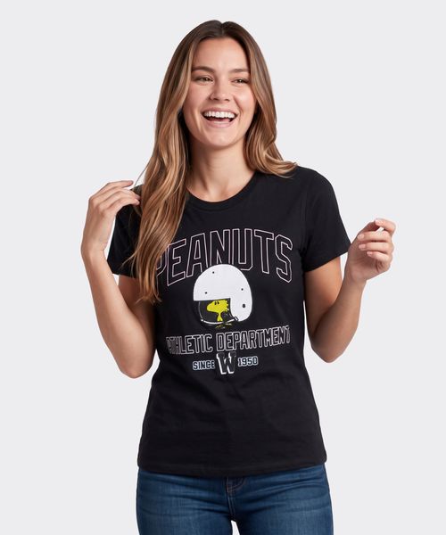 Playera de Licencia Snoopy de  Dama Cuello Redondo