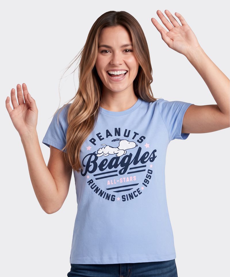 Playera de Licencia Snoopy de  Dama