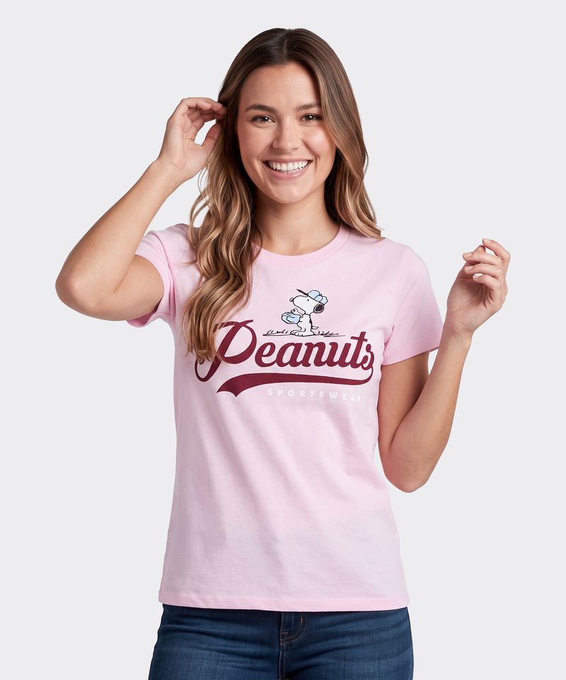 Playera de Licencia Snoopy de  Dama