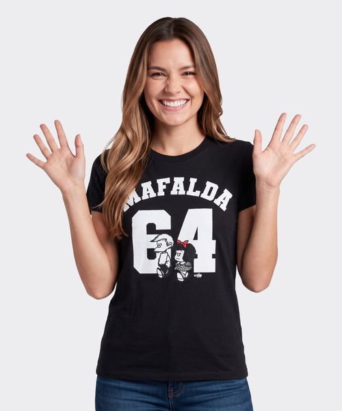 Playera de Licencia Mafalda de  Dama Cuello Redondo