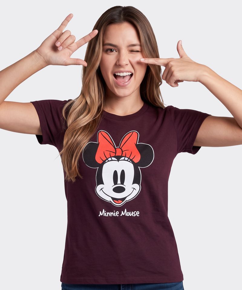 Playera de Licencia Mickey And Minnie de  Dama