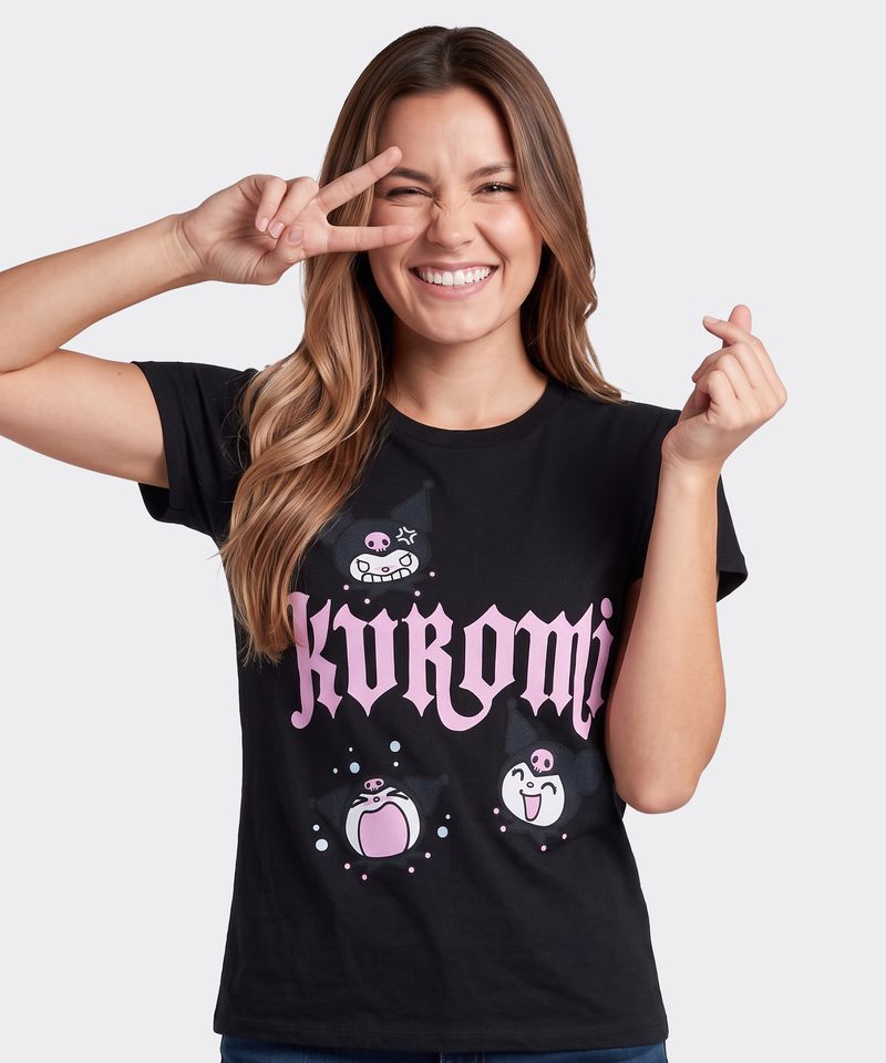Playera de Licencia Kuromi de  Dama