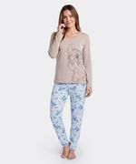 Set Pijama Pantalón y Playera Stitch de  Dama