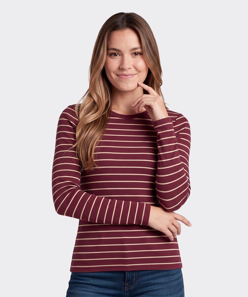 Playera Manga Larga  de  Dama