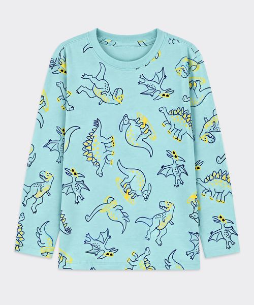 Playera Manga Larga  de  Niño Infantil