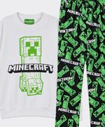 Set Pijama Polar Minecraft de  Niño Infantil