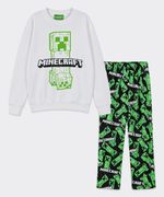 Set Pijama Polar Minecraft de  Niño Infantil