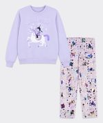 Set Pijama Polar  de  Niña Infantil
