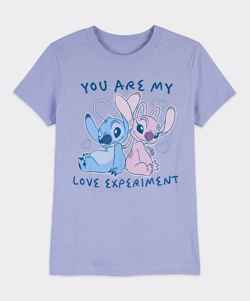 Playera de Licencia Stitch de  Niña Infantil