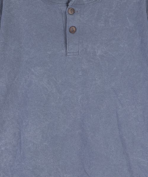 Playera Manga Larga  de  Niño Infantil Henley