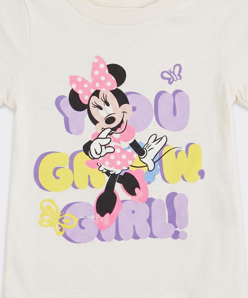Playera de Licencia Minnie Mouse de  Beba Años