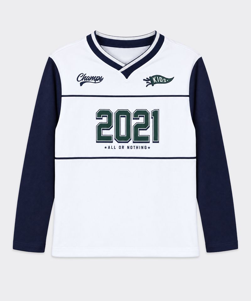 Playera Manga Larga  de  Niño Infantil
