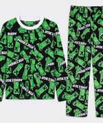 Set Pijama Polar Minecraft de  Niño Infantil