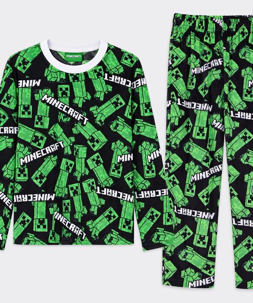 Set Pijama Polar Minecraft de  Niño Infantil