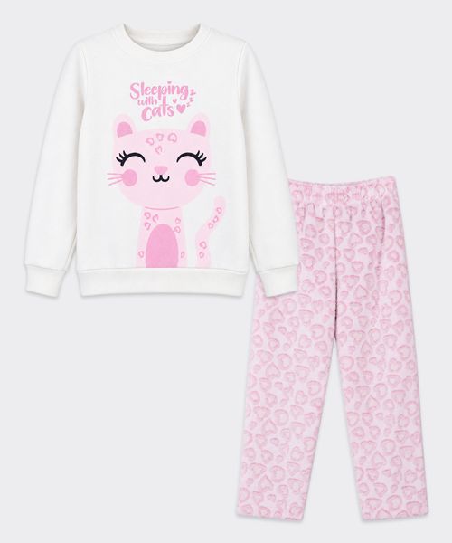 Set Pijama Polar  de  Niña Infantil