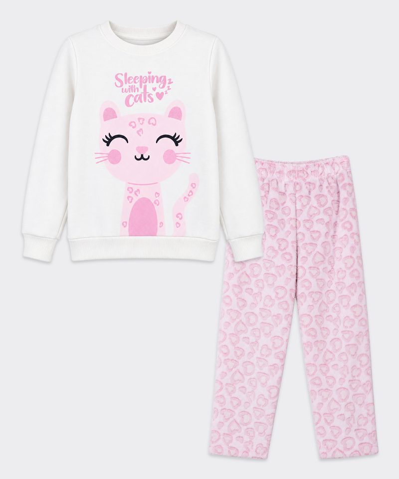 Set Pijama Polar  de  Niña Infantil