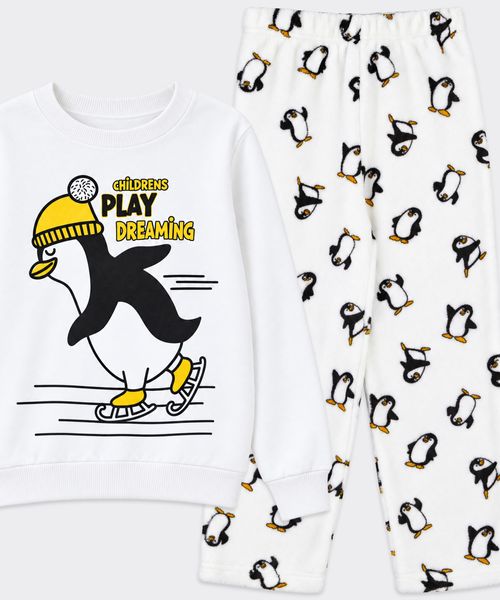 Set Pijama Polar  de  Niño Infantil