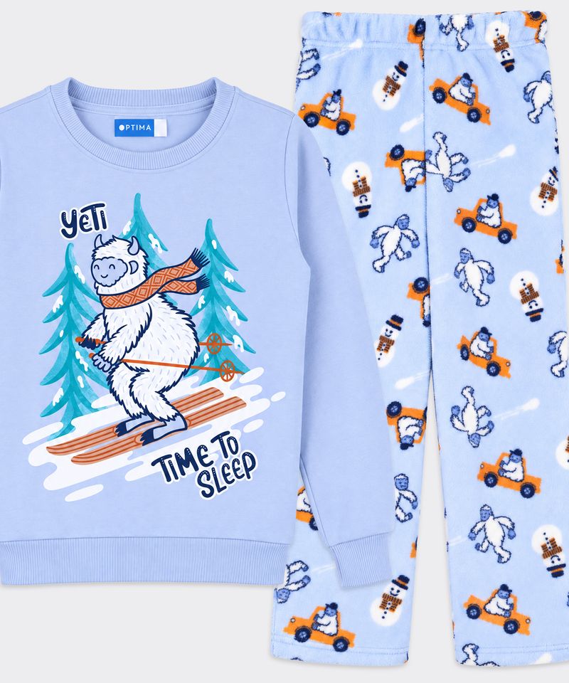 Set Pijama Polar  de  Niño Infantil
