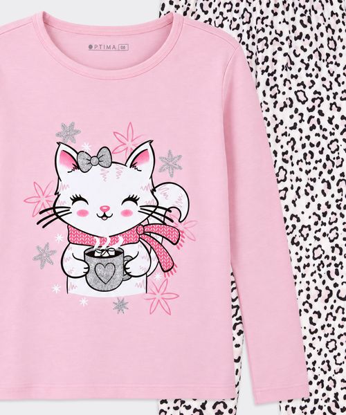 Set Pijama Polar  de  Niña Infantil
