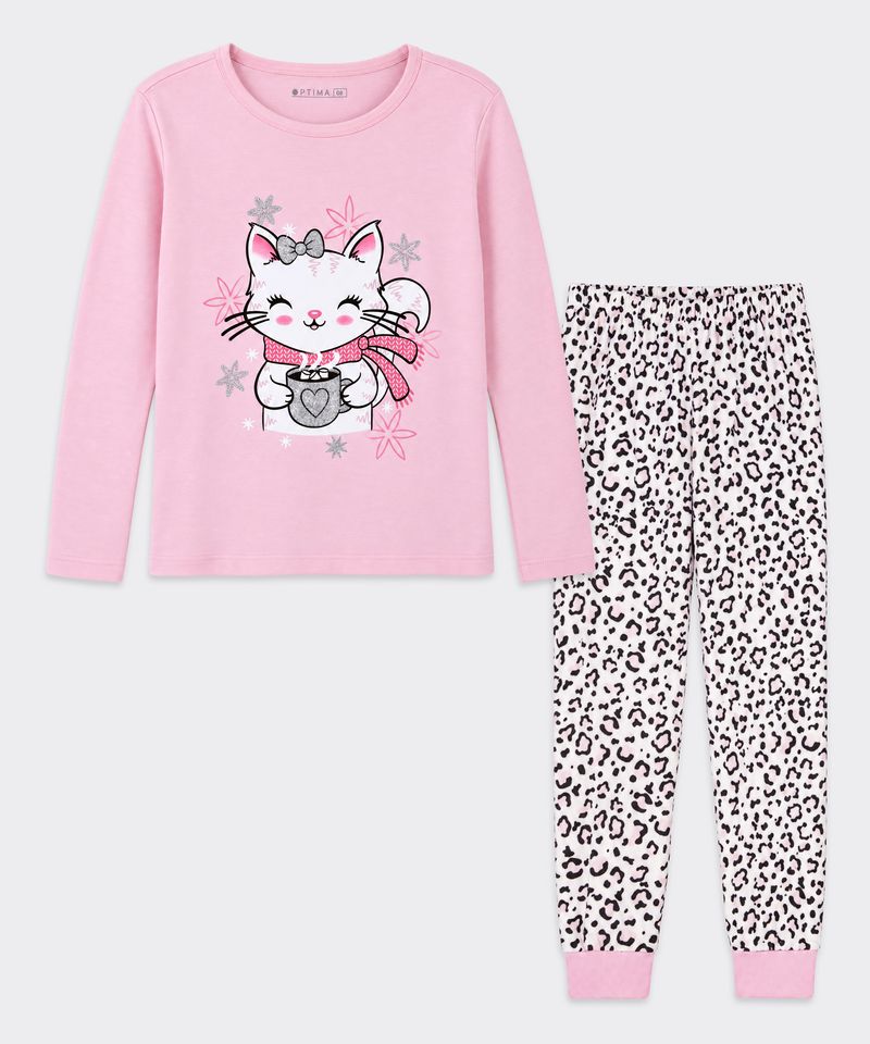 Set Pijama Polar  de  Niña Infantil