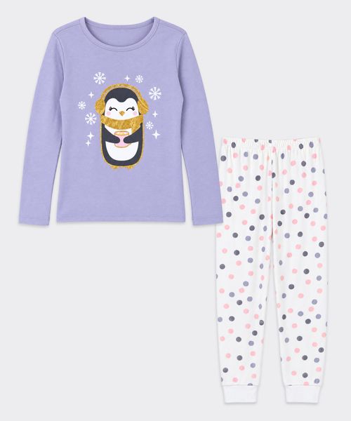Set Pijama Polar  de  Niña Infantil