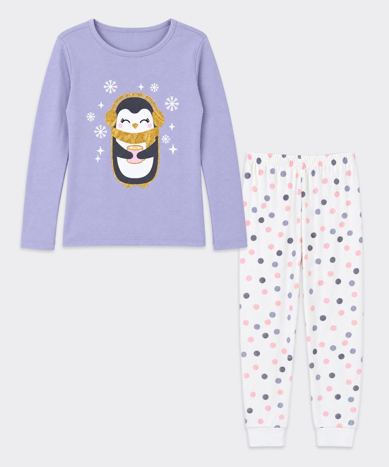 Set Pijama Polar  de  Niña Infantil