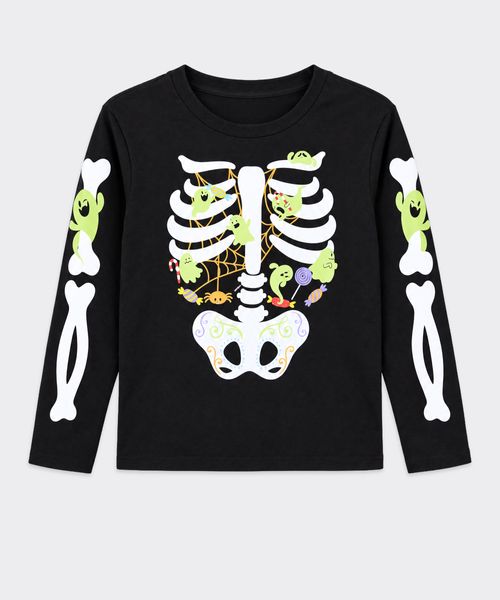 Playera Manga Larga  de  Bebo Años