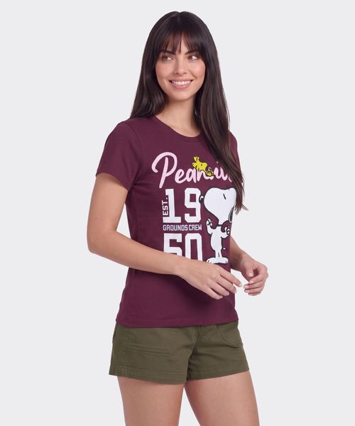 Playera de Licencia Snoopy de  Dama