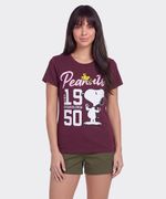 Playera de Licencia Snoopy de  Dama