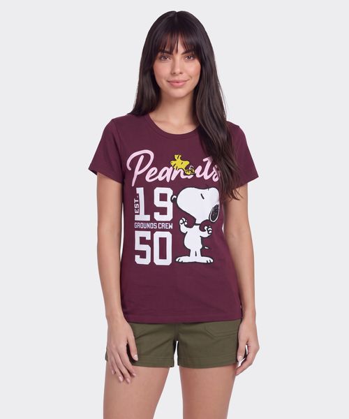 Playera de Licencia Snoopy de  Dama