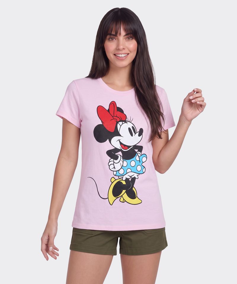 Playera de Licencia Mickey And Minnie de  Dama
